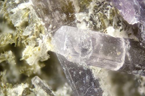 Cancrisilite<br />Poudrette Quarry, Mont Saint-Hilaire, La Vallée-du-Richelieu RCM, Montérégie, Québec, Canada<br />FOV = 2mm<br /> (Author: Doug)