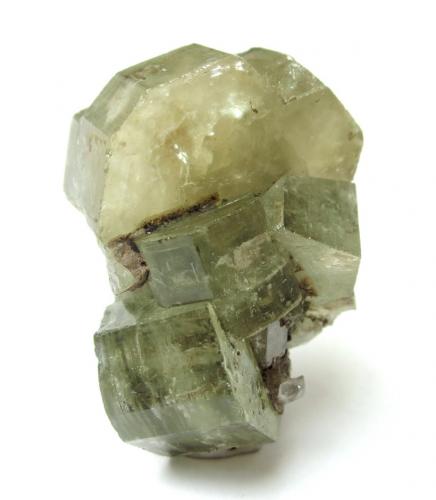 Fluorapatite<br />Minas da Panasqueira, Aldeia de São Francisco de Assis, Covilhã, Castelo Branco, Cova da Beira, Centro, Portugal<br />Specimen height 5,5 cm, main crystal measures 3,7 (!) cm in diameter.<br /> (Author: Tobi)