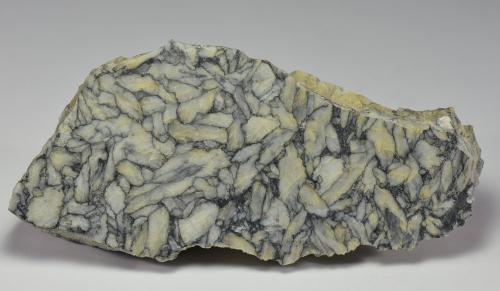 Magnesite (var. pinolite)<br />Magnesite deposit, Sunk, Niedere Tauern, Styria/Steiermark, Austria<br />10.2 x 4.7 cm<br /> (Author: Martin Rich)