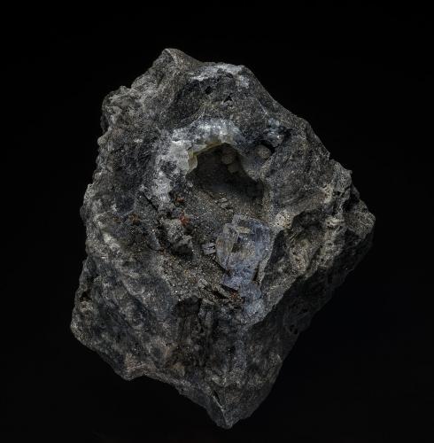Fluorite, Sphalerite<br />Canal Dump (Montrose occurrence), Niagara Falls, Welland County, Ontario, Canada<br />8.0 x 6.5 cm<br /> (Author: am mizunaka)