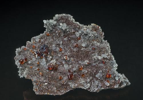 Sphalerite, Quartz<br />Rucheng Mine, Caojia, Nuanshui, Rucheng, Chenzhou Prefecture, Hunan Province, China<br />10.6 x 8.0 cm<br /> (Author: am mizunaka)