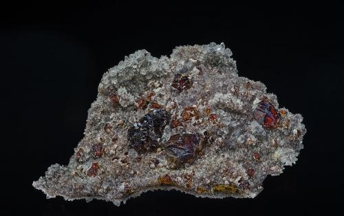 Sphalerite, Quartz<br />Mina Rucheng, Caojia, Nuanshui, Rucheng, Prefectura Chenzhou, Provincia Hunan, China<br />10.6 x 8.0 cm<br /> (Author: am mizunaka)