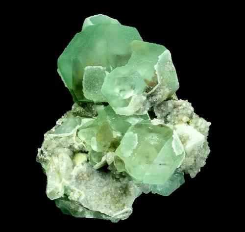 Fluorite with Quartz<br />Orange river pegmatites, Kakamas, ZF Mgcawu District, Northern Cape Province, South Africa<br />108 x 100 x 76 mm<br /> (Author: GneissWare)