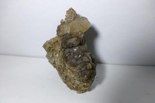 Calcita<br />Mines Can Palomeres, Malgrat de Mar, Comarca Maresme, Barcelona, Cataluña / Catalunya, España<br />Cristal de 2,4cm<br /> (Autor: heat00)