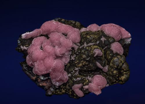 Rhodochrosite<br />Mina N'Chwaning II, Zona minera N'Chwaning, Kuruman, Kalahari manganese field (KMF), Provincia Septentrional del Cabo, Sudáfrica<br />8.2 x 5.6 cm<br /> (Author: am mizunaka)
