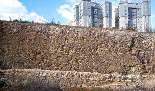 Perfil completo
Barranco de Guanarteme. Las Palmas de Gran Canaria. España.
Altura aproximada unos 8 metros. (Autor: María Jesús M.)