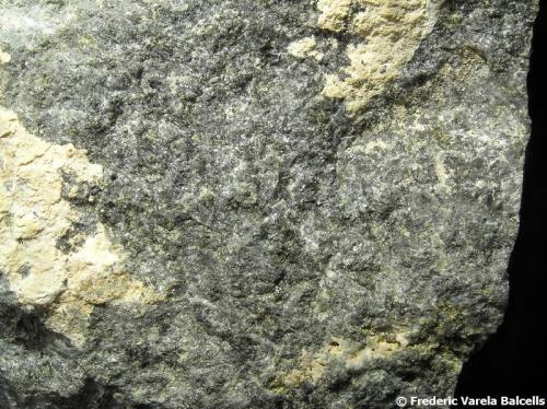 Dolerita toleítica (ofita)
Malpàs, Pont de Suert, Alta Ribagorça, Lleida, Catalunya, España
Detalle de la pieza anterior (Autor: Frederic Varela)