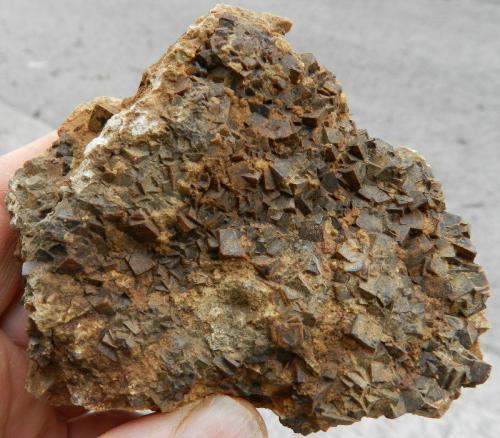 Limonita pseudo Pirita<br />Congosto, Comarca El Bierzo, León, Castile and León, Spain<br />9-7 cm<br /> (Autor: ramon ro)