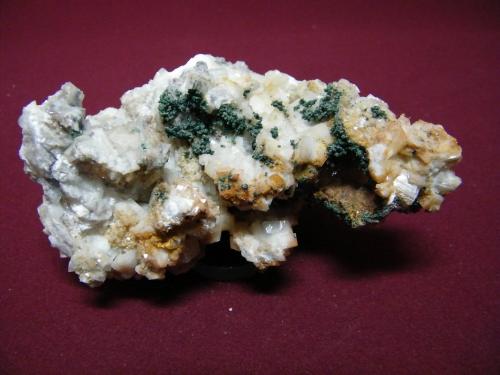 Calcite/Motramite<br />Tsumeb Mine, Tsumeb, Otjikoto Region, Namibia<br />110x60mm<br /> (Author: Heimo Hellwig)