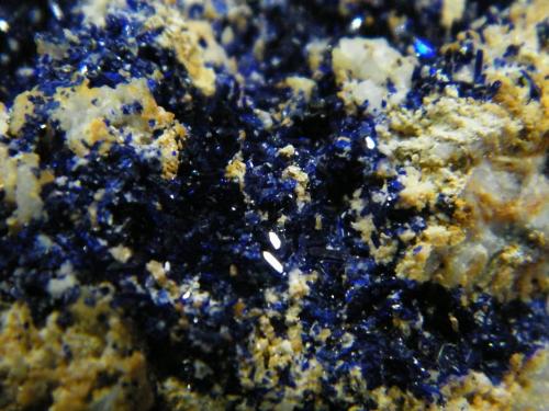 Azurite<br />Tsumeb Mine, Tsumeb, Otjikoto Region, Namibia<br />110x110mm<br /> (Author: Heimo Hellwig)