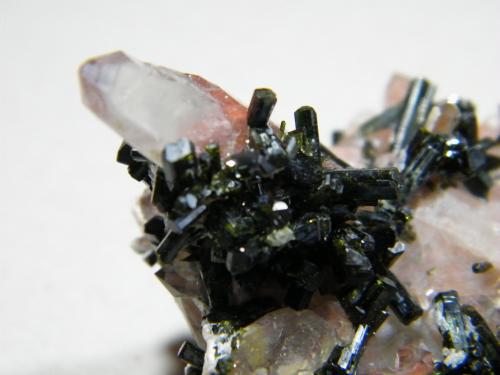 Epidote and Quartz<br />Schakalskruppe, Bethanie District, ǁKaras Region, Namibia<br />60x40mm<br /> (Author: Heimo Hellwig)