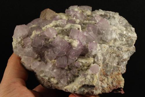Fluorita<br />El Filo vein, Santa Librada, Municipio Mapimí, Durango, Mexico<br />14 x 10 x 7.7 centimetros<br /> (Autor: Ricardo Melendez)
