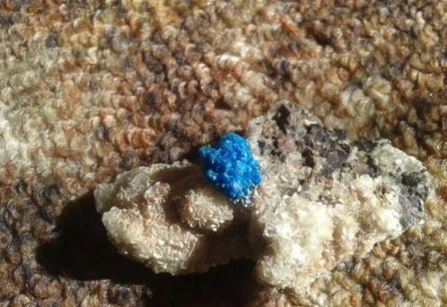 Cavansite<br />Wagholi Quarry, Wagholi, Pune District (Poonah District), Maharashtra, India<br /><br /> (Author: Jackman)