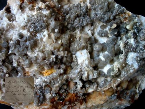 Pyromorphite<br />Virneberg Mine (St Josephsberg Mine), 60 Lachter level, Rheinbreitbach, Neuwied, Rhineland-Palatinate/Rheinland-Pfalz, Germany<br />Picture width: approx. 10 cm.<br /> (Author: Andreas Gerstenberg)