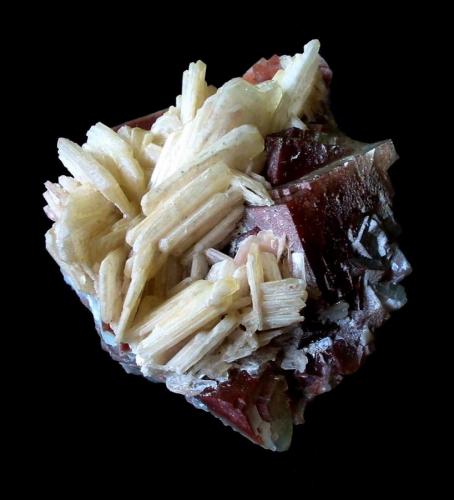 Barite, fluorite<br />Mina Erika, Säulnhof, Stulln, Distrito Wölsendorf Oeste, Alto Palatinado/Oberpfalz, Baviera/Bayern, Alemania<br />6 x 5 cm<br /> (Author: Andreas Gerstenberg)