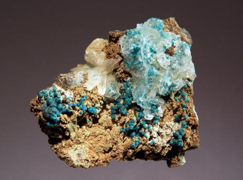 Rosasite<br />Sherman Mine, Upper Iowa Gulch, Leadville District, Lake County, Colorado, USA<br />3.1 x 3.4 cm<br /> (Author: crosstimber)