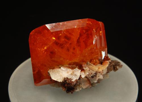 Wulfenite<br />Red Cloud Mine, Trigo Mountains, Silver District, La Paz County, Arizona, USA<br />2.0 cm across<br /> (Author: crosstimber)