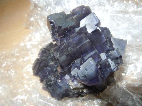 Fluorite<br />La Viesca Mine, La Collada mining area, Huergo, Siero, Comarca Oviedo, Principality of Asturias (Asturias), Spain<br />6.5/6 x 5.5 cm<br /> (Author: Casimir Sarisky)