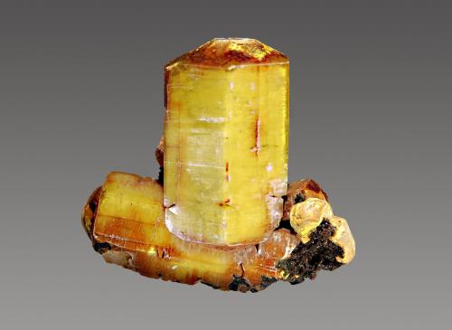 Sturmanite<br />N'Chwaning II Mine, N'Chwaning mining area, Kuruman, Kalahari manganese field (KMF), Northern Cape Province, South Africa<br />1.9 x 2.1 cm<br /> (Author: crosstimber)