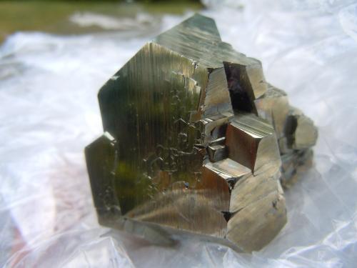 Pyrite with Hematite<br />Rio Marina, Elba Island, Livorno Province, Tuscany, Italy<br />5.72 x 5.1 x 4.5 cm<br /> (Author: Casimir Sarisky)