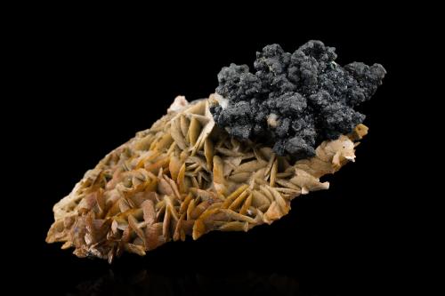 Sternbergite<br />Shaft 371, 1100 level, Schlema-Hartenstein District, Erzgebirgskreis, Saxony/Sachsen, Germany<br />12,0 x 7,0 x 5,0 cm<br /> (Author: MIM Museum)