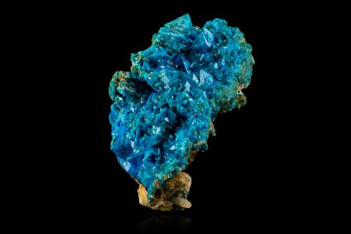 Liroconite<br />Wheal Gorland, Saint Day, Camborne - Redruth - Saint Day District, Cornwall, England / United Kingdom<br />8,5	x	5,0	x	4,0	cm<br /> (Author: MIM Museum)