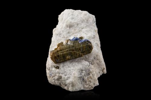 Sinhalite<br />Badakhshan Province, Afghanistan<br />9,0 x 5,0 x 5,0 cm<br /> (Author: MIM Museum)