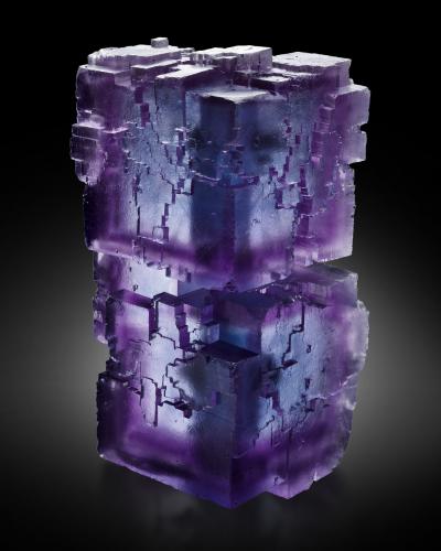 Fluorite<br />Mina Denton, nivel Rosiclare, Grupo Goose Creek Mine, Sub-Distrito Harris Creek, Condado Hardin, Illinois, USA<br />10.8 x 5.5 x 5.0 cm<br /> (Author: MIM Museum)