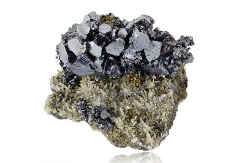 Pyrargyrite<br />Mina Chispas, Arizpe, Municipio de Arizpe, Sonora, Sonora, Mexico<br />15,0 	x	15,5	x	10,0	cm<br /> (Author: MIM Museum)