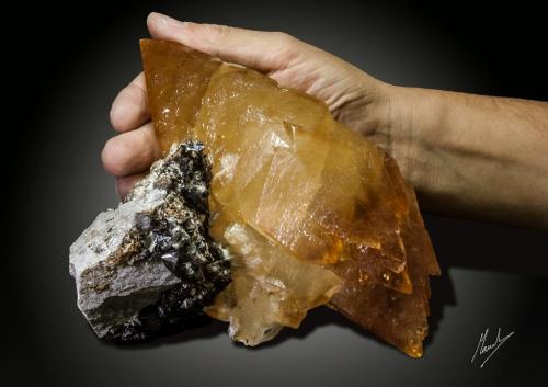 Calcita<br />Elmwood Mine, Carthage, Central Tennessee Ba-F-Pb-Zn District, Smith County, Tennessee, USA<br />200 x 180 mm. Peso 2492 g<br /> (Autor: Manuel Mesa)