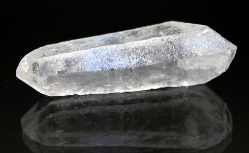 Dumortierite, Quartz<br />São João da Chapada, Diamantina, Jequitinhonha, Minas Gerais, Brazil<br />6.9 x 2.5 cm<br /> (Author: Don Lum)