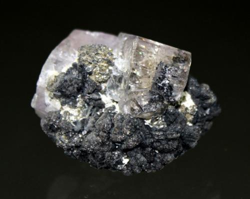 Wurtzite, Fluorapatite<br />Mina Siglo XX, Llallagua, Provincia Rafael Bustillo, Departamento Potosí, Bolivia<br />4.0 x 3.5 cm<br /> (Author: Don Lum)