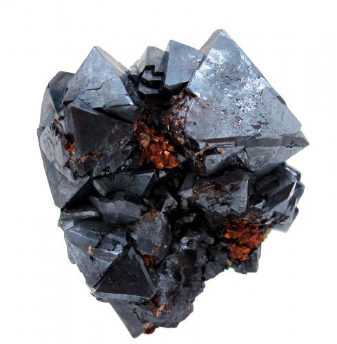 Cuprita, Cobre, Plata<br />Rubtsovskoe Mine, Rubtsovsky District, Altai Krai, Russia<br />53 mm x 48 mm x 30 mm<br /> (Autor: Carles Millan)