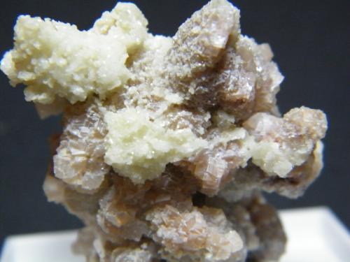 Aragonite (variety tarnowitzite)<br />Tsumeb Mine, Tsumeb, Otjikoto Region, Namibia<br />40x35mm<br /> (Author: Heimo Hellwig)