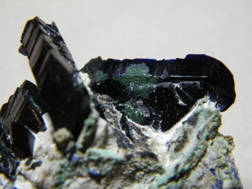 Azurite<br />Tsumeb Mine, Tsumeb, Otjikoto Region, Namibia<br />60x40mm<br /> (Author: Heimo Hellwig)