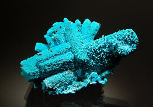 Chrysocolla<br />Luputo, Kakumba, Katanga Copper Crescent, Katanga (Shaba), Democratic Republic of the Congo (Zaire)<br />4.1 x 7.1 cm<br /> (Author: crosstimber)