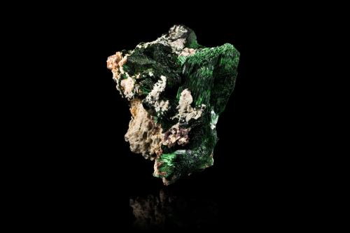 Szenicsite<br />Jardinera número 1 Mine, Inca de Oro, Chañaral Province, Atacama Region, Chile<br />9,0	x	6,0	x	4,0	cm<br /> (Author: MIM Museum)
