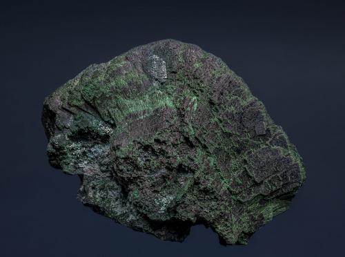 Malachite<br />Onganja (Emke) Mine, Helen Farm 235, Onganja mining area, Seeis, Windhoek District, Khomas Region, Namibia<br />8.3 x 6.0 cm<br /> (Author: am mizunaka)