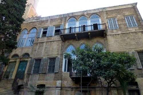 _A typical old Lebanese-style house in central Beirut. (Author: Fiebre Verde)