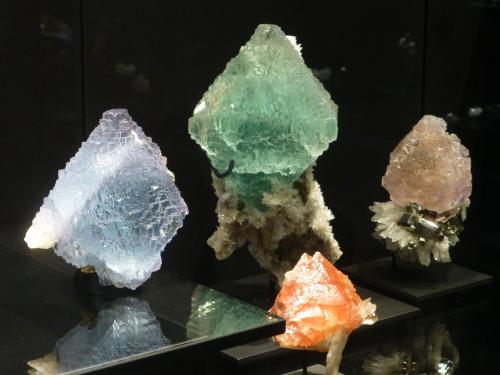 _A small sample of the many, many fluorites on display. (Author: Fiebre Verde)