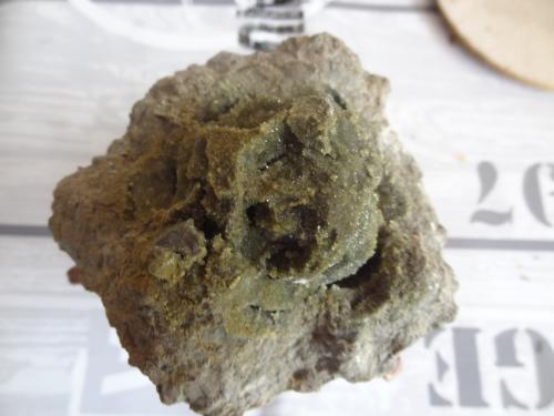 Anapaite<br />Anapaite deposit, Prats i Sansor (Prats y Sampsor), Comarca Cerdanya, Lérida / Lleida, Catalonia / Catalunya, Spain<br />15 x 14 x 13cm<br /> (Author: Dave van Bladel)