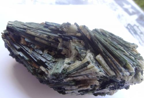 Actinolite.<br />Grieta de Diopsidos (Schwarzenstein), Macizo Ochsner-Rotkopf, Zemmgrund, Valle Ziller (Zillertal), Tirol Norte, Tirol, Austria<br />10 x 6,3 x 5,4cm<br /> (Author: Dave van Bladel)