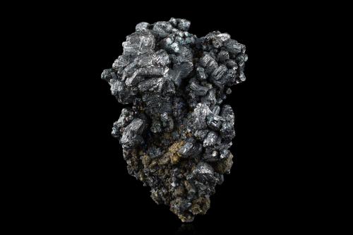 Stephanite<br />San Martín, San Martín-Sabinas District, Municipio Sombrerete, Zacatecas, Mexico<br />9,0	x	6,0	x	5,5	cm<br /> (Author: MIM Museum)