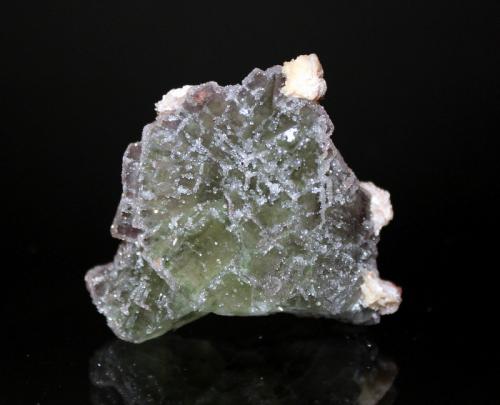 Fluorite, Ankerite, Quartz<br />Smallcleugh Mine, Nenthead, Alston Moor District, North Pennines Orefield, former Cumberland, Cumbria, England / United Kingdom<br />6.0 x 5.6 cm<br /> (Author: Don Lum)