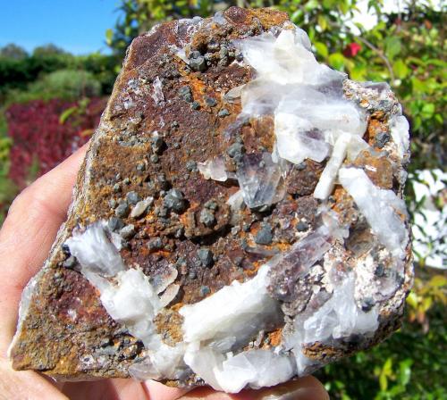 Galena con Barita<br />Aizpea claim, Cerain mines, Zerain, Comarca Goyerri, Guipúzcoa / Gipuzkoa, Basque Country (Euskadi), Spain<br />12cm por 9cm<br /> (Autor: canada)
