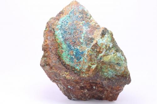 Clinoclasa<br />Mina Bou Skour, Distrito Bou Skour, Provincia Zagora, Región Drâa-Tafilalet, Marruecos<br />5 x 4 x 2 cm aprox.<br /> (Autor: Iván Blanco (PDM))