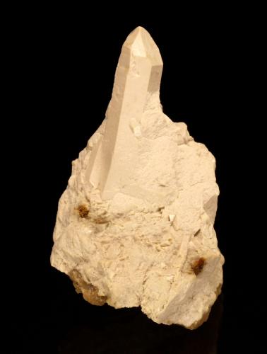 Talc after Quartz<br />Mina Johannes, Göpfersgrün, Wunsiedel, Wunsiedel im Fichtelgebirge, Oberfranken, Baviera/Bayern, Alemania<br />30 mm<br /> (Author: Gerhard Brandstetter)