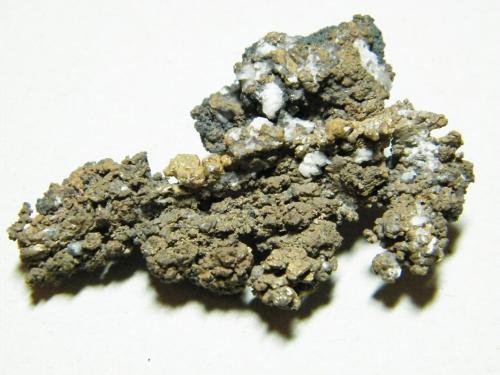 Copper and Calcite<br />Tsumeb Mine, Tsumeb, Otjikoto Region, Namibia<br />50x35mm<br /> (Author: Heimo Hellwig)