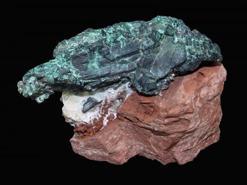 Chalcocite<br />Cantera Chimney Rock, Bridgewater, Condado Somerset, New Jersey, USA<br />9.6 x 5.8 cm<br /> (Author: Frank Imbriacco)