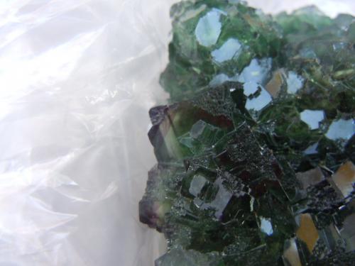 Fluorite<br />Okorusu Mine, Otjiwarongo District, Otjozondjupa Region, Namibia<br />10.2 x 9.5 x 4.5 cm<br /> (Author: Casimir Sarisky)